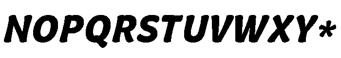 Almandin BoldItalic Instance Font UPPERCASE