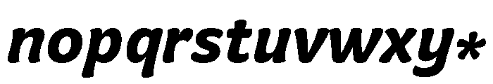 Almandin BoldItalic Font LOWERCASE