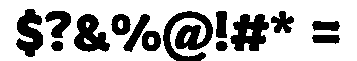 Almandin ExtraBold Instance Font OTHER CHARS