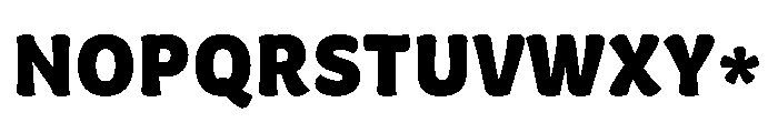 Almandin ExtraBold Instance Font UPPERCASE