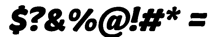 Almandin ExtraBoldItalic Instance Font OTHER CHARS