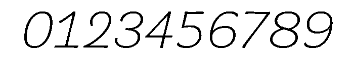 Almandin ExtraLightItalic Instance Font OTHER CHARS