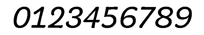 Almandin Italic Instance Font OTHER CHARS