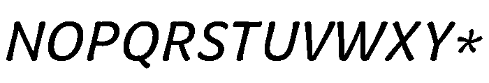Almandin Italic Instance Font UPPERCASE