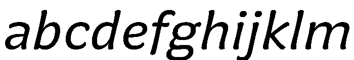 Almandin Italic Instance FONT