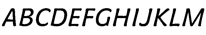Almandin Italic Font UPPERCASE