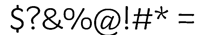 Almandin Light Instance Font OTHER CHARS