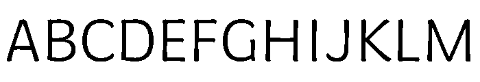 Almandin Light Instance Font UPPERCASE