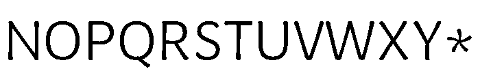 Almandin Light Instance Font UPPERCASE
