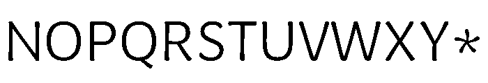 Almandin Light Font UPPERCASE