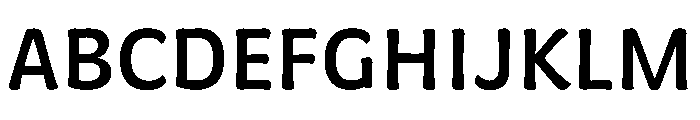 Almandin Medium Instance Font UPPERCASE