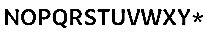 Almandin Medium Instance Font UPPERCASE