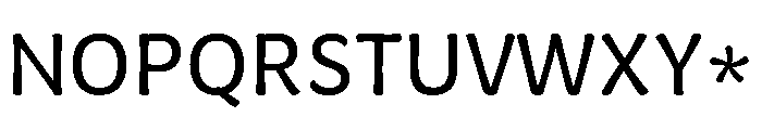 Almandin Regular Instance Font UPPERCASE