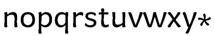 Almandin Regular Instance Font LOWERCASE