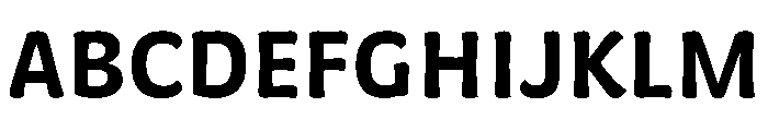 Almandin SemiBold Instance Font UPPERCASE