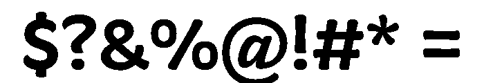 Almandin SemiBold Font OTHER CHARS