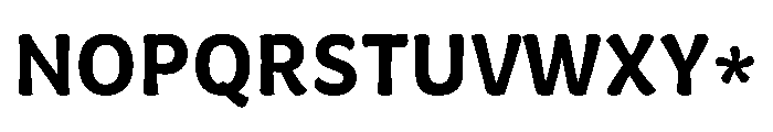 Almandin SemiBold Font UPPERCASE