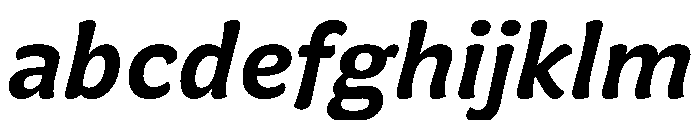 Almandin SemiBoldItalic Instance FONT