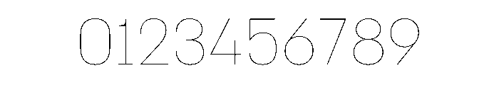 AlmoniMLv5AAA Thin Font OTHER CHARS