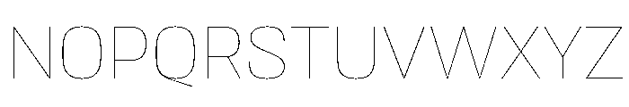 AlmoniMLv5AAA Thin Font UPPERCASE
