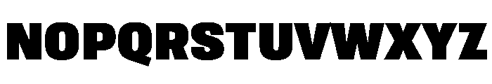 AlmoniMLv5AAA U Black Font UPPERCASE