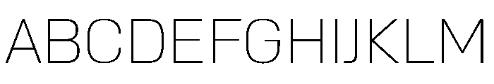AlmoniMLv5AAA U Light Font UPPERCASE