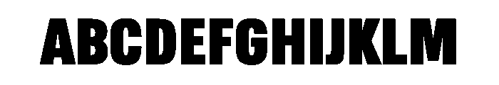 AlmoniTzarMLv5AAA U Bold Font UPPERCASE