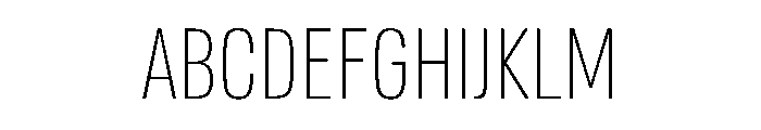 AlmoniTzarMLv5AAA U Light Font UPPERCASE