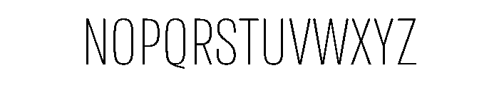 AlmoniTzarMLv5AAA U Light Font UPPERCASE