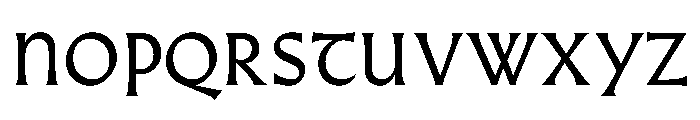 Almost Gothic Font UPPERCASE