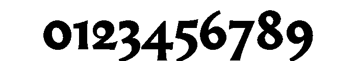 Almost GothicBlack Font OTHER CHARS