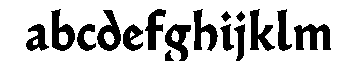 Almost GothicBold FONT