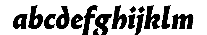 Almost GothicHeavyItalic FONT