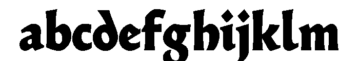 Almost GothicHeavy FONT