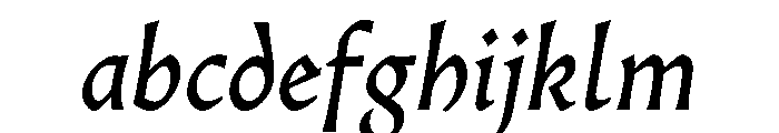 Almost GothicItalic FONT