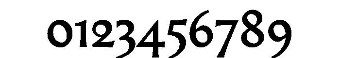 Almost GothicMedium Font OTHER CHARS
