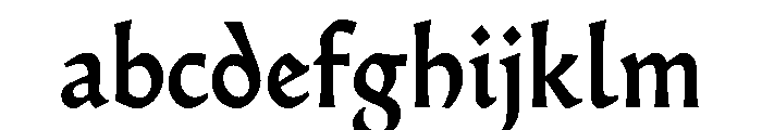 Almost GothicMedium FONT