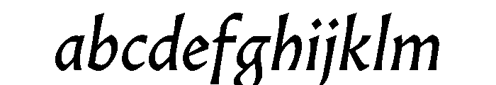Almost Italic FONT