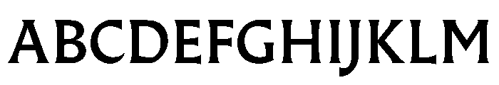 Almost Medium Font UPPERCASE