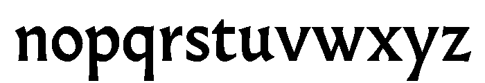Almost Medium Font LOWERCASE