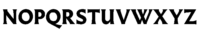 Almost RomanBlack Font UPPERCASE