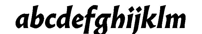 Almost RomanBlackItalic FONT