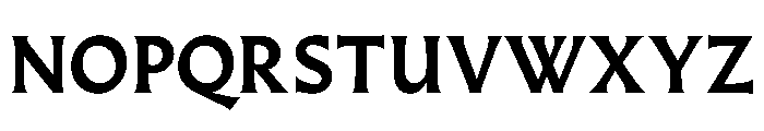 Almost RomanBold Font UPPERCASE