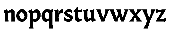 Almost RomanBold Font LOWERCASE