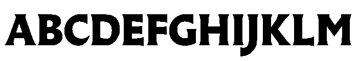 Almost RomanHeavy Font UPPERCASE