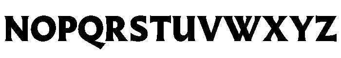 Almost RomanHeavy Font UPPERCASE