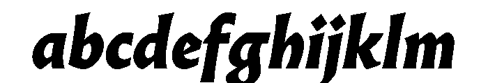 Almost RomanHeavyItalic FONT