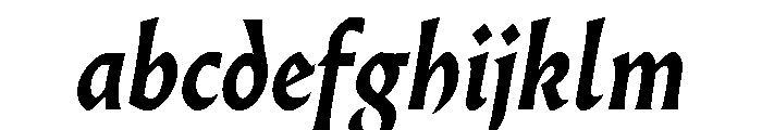 AlmostDisplay GothicBoldItalic FONT