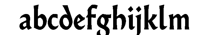 AlmostDisplay GothicBold FONT