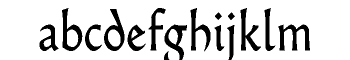 AlmostDisplay Gothic FONT